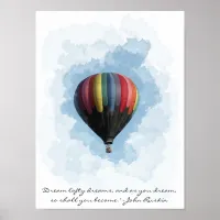 Hot Air Balloon Dream Poster