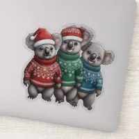 Koala Bears in Sweaters Sticker