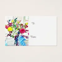 Floral Gift Enclosure Tag