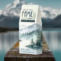 Watercolor Mountain Lake Family Reunion ID1128 Roasted Coffee