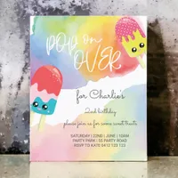 BUDGET Pop On Over Popsicle Birthday Invitation 