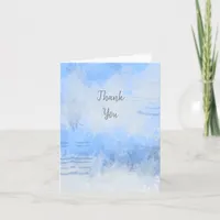 Abstract Thank You Note Card