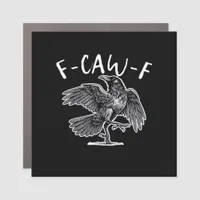 F-Caw-F Classic Retro Car Magnet