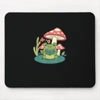 Cottagecore Mushroom Forest Toad Goblincore Mycolo Mouse Pad