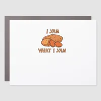 I Yam What I Yam Funny Basic Humor Car Magnet