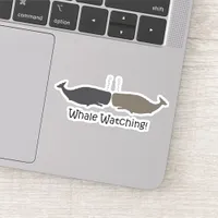 Whale Watching Cute Sticker