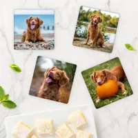 Personalized Photo Custom Create Your Own Coaster Set