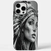 Indian warrior girl in traditional attire iPhone 16 pro max case