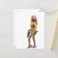 A Beautiful Colorful Drag Queen Postcard