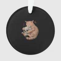 Till Death Do Us Party Cat Skull Classic Ornament