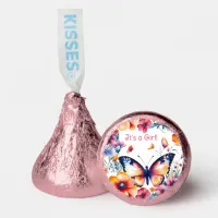 Butterfly in Flowers Girl's Baby Shower Hershey®'s Kisses®