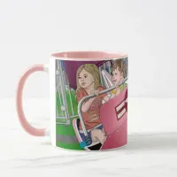 Kids at Carnival Whimsical Art Mug