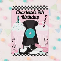 1950s Retro Diner Birthday Party Favor Magnet – So