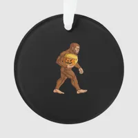 Bigfoot Halloween Trumpkin Pumpkin Classic Ornament