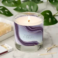 Crystal Agate Wedding Amethyst ID825 Scented Candle