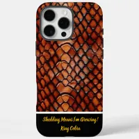 The intricate textures of shedding snake skins iPhone 16 pro max case