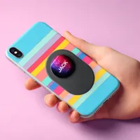 Pink Red Modern Popgrip PopSocket