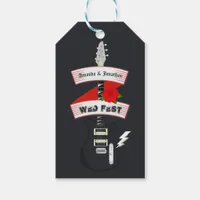 Rock and Roll Wedding  Gift Tags