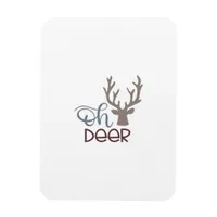 Oh Deer Retro Classic Design  Magnet