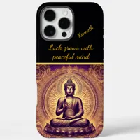 Buddha in a peaceful lotus garden iPhone 16 pro max case