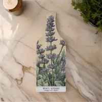 Vintage-Inspired Lavender Herbal Apothecary Paddle Cutting Board