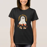 Adorable Halloween Ghost Candy Inspector T-Shirt