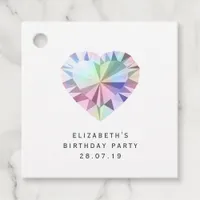 Gemstone Damask Favor Tags