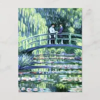 Claude Monet Gay Lovers in The Garden Postcard