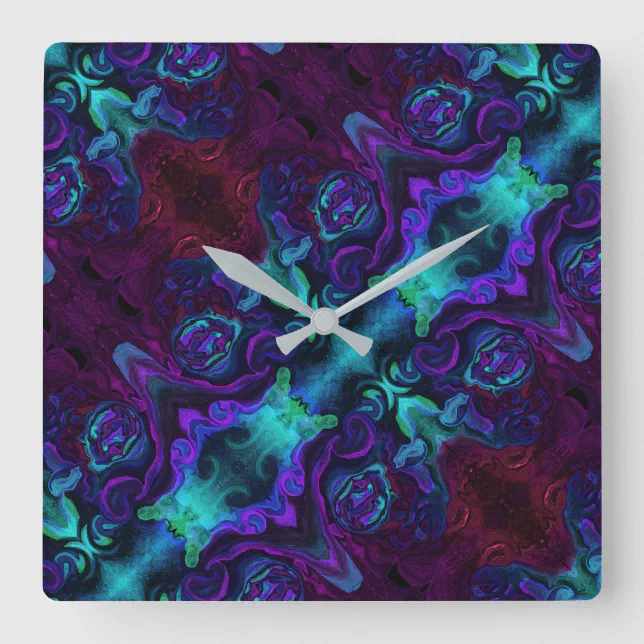  Convolutions spatiales Square Wall Clock