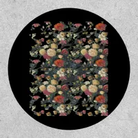 Whimsigoth Old Victorian Floral Oil Painting Class Patch