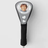 Custom Best Dad Ever By Par Gray Photo Golf Head Cover