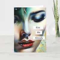 Kiss Me Already | Fantasy Ethereal Art Card