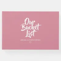 Wedding Bucket List Keepsake Guest Book