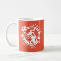 Personalized female Disc Golf  Coffee Mug