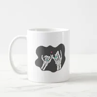 Skeleton Heart Hands  Promise Coffee Mug