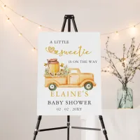 Little Sweetie Honeybee Baby Shower Welcome Sign