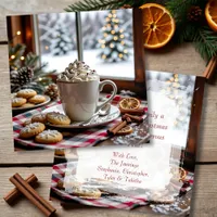 Hot Chocolate and Sugar Cookies Festive Christmas Cards