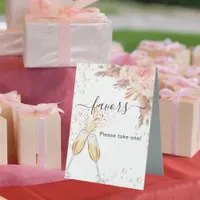 Bridal Shower bubbly brunch favor sign