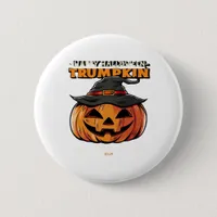 Happy Halloween Trumpkin Classic Button