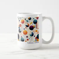 Bauhaus Geometric Abstract Pattern#5 ID1068 Coffee Mug