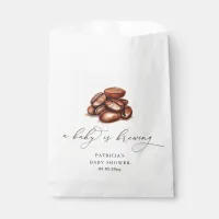 Baby is Brewing Coffee Gender Neutral Baby Shower Favor Bag