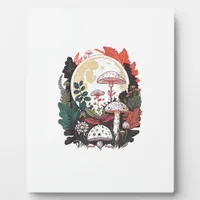 Aesthetic Goblincore And Cottagecore Mushroom Gent Plaque