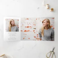Modern Script Photo Graduate Announcement