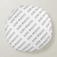 Personalized Brushed Polyester Round Pillow