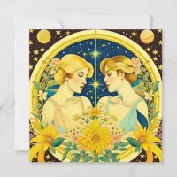 Horoscope Sign Gemini Twins Ethereal Art