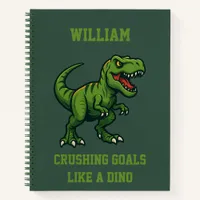 Dinosaur Tyrannosaurus Rex Jurassic quote Notebook