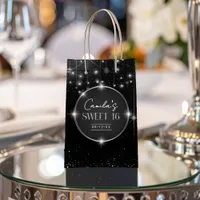 Old Hollywood B & W Sweet 16 ID1108 Small Gift Bag