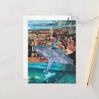 Surreal Whale of a Time  Postcard