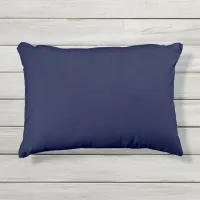 Dark Blue Textured Pattern Outdoor Patio Outdoor Outdoor Pillow