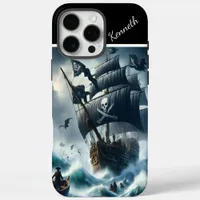 Pirate Ship In A Storm iPhone 16 Pro Max Case